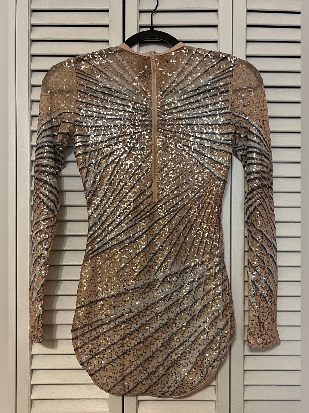 NWT Alexandra Collection Starburst Geometric Sequin Leotard Dance Sz Adult Small - Picture 4 of 7